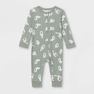 🆕 Target Infant Ghost 👻 Halloween Sleep N Play, 3-6Mos, One Piece Sleep & Play